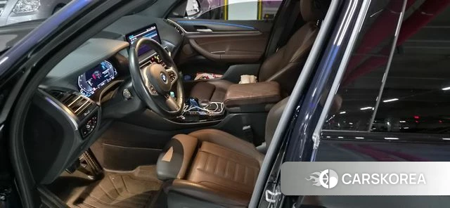 BMW iX3 2022 Синий из Кореи, фото 2