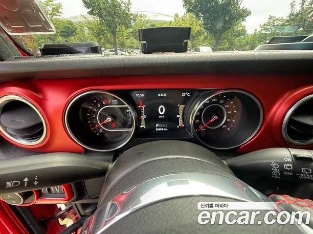 Jeep Wrangler (JL) 2021 Красный из Кореи, фото 2