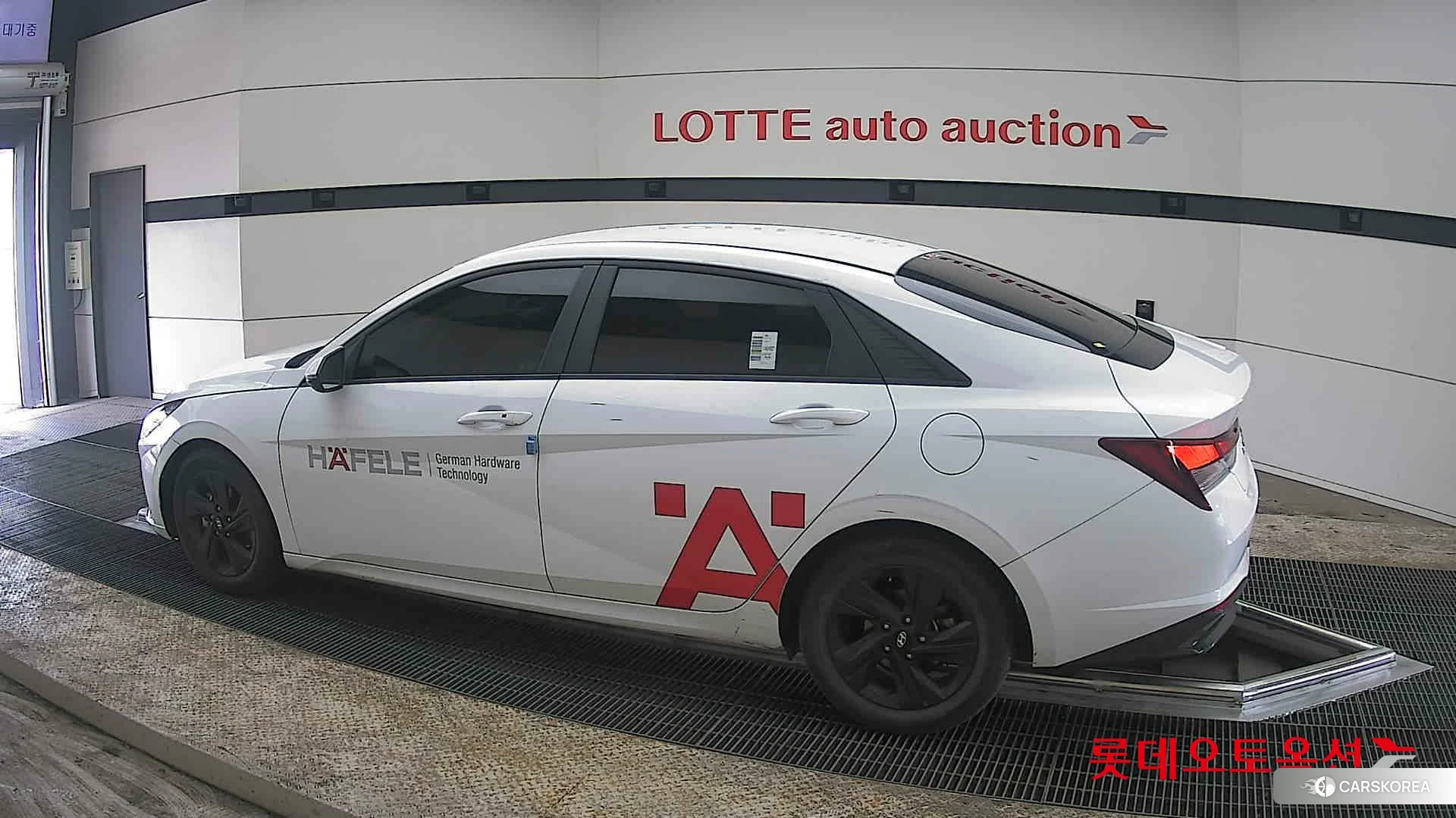 Hyundai Avante Hybrid 2022 Polar White из Кореи, фото 2