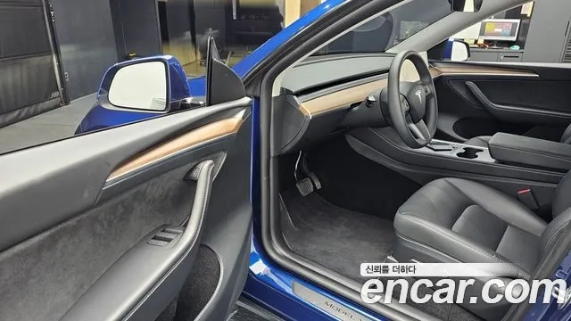 Tesla Model Y 2024 Синий из Кореи, фото 2