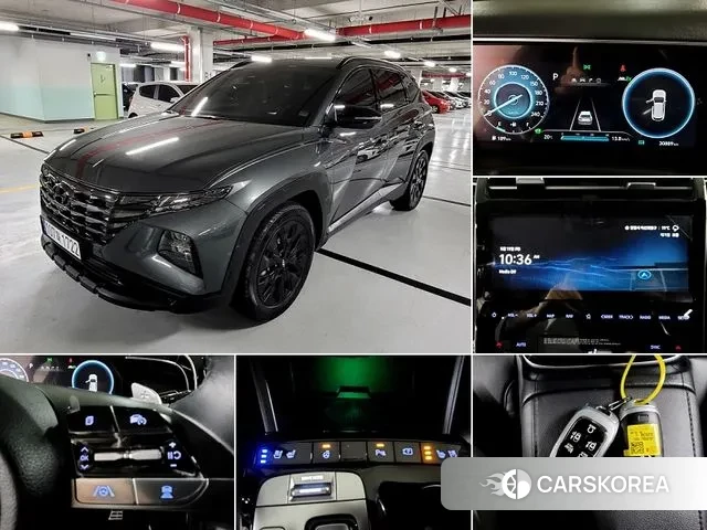 Hyundai Tucson Hybrid (NX4) 2023 Серый из Кореи, фото 2