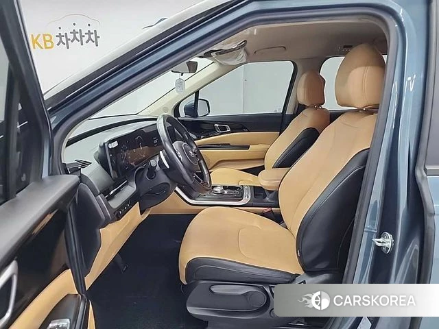 Kia Carnival 4th generation 2021 Небесно-голубой из Кореи, фото 2