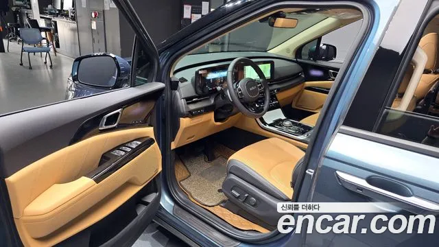 Kia Carnival 4th generation 2023 Небесно-голубой из Кореи, фото 2