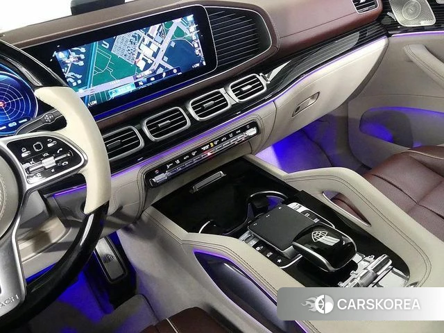 Mercedes-Benz GLS - Class X167 2023 Темно-зеленый из Кореи, фото 2