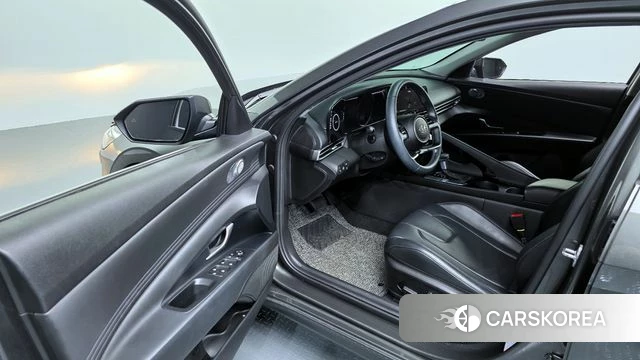 Hyundai Avante Hybrid (CN7) 2020 Темно-зеленый из Кореи, фото 2