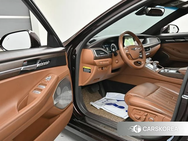 Genesis G90 2021 Красный из Кореи, фото 2