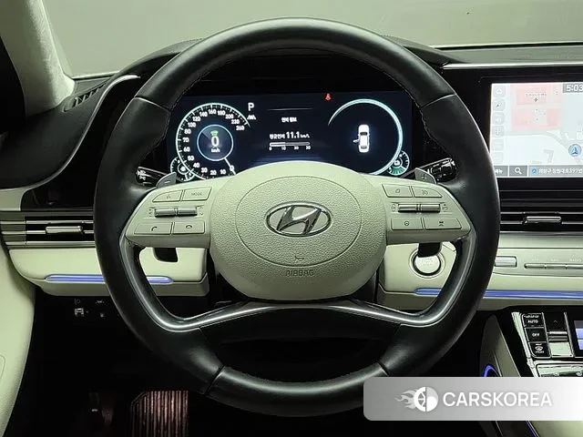Hyundai The New Grandeur IG Hybrid 2022 Белый из Кореи, фото 2