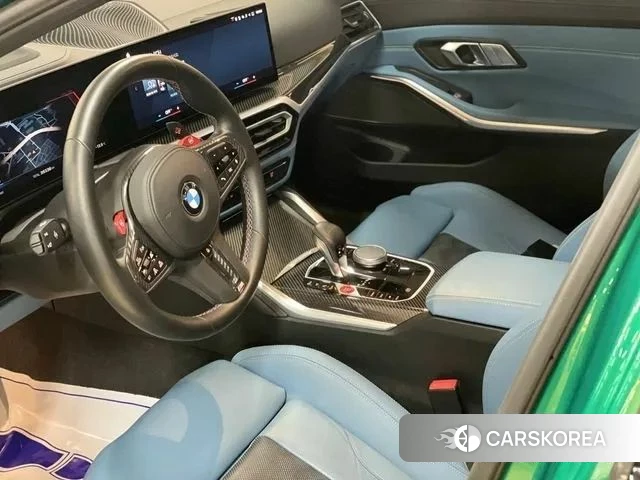 BMW M3 (G80) 2023 Зеленый из Кореи, фото 2