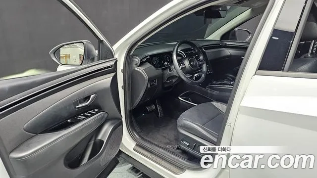 Hyundai Tucson Hybrid (NX4) 2021 Белый из Кореи, фото 2