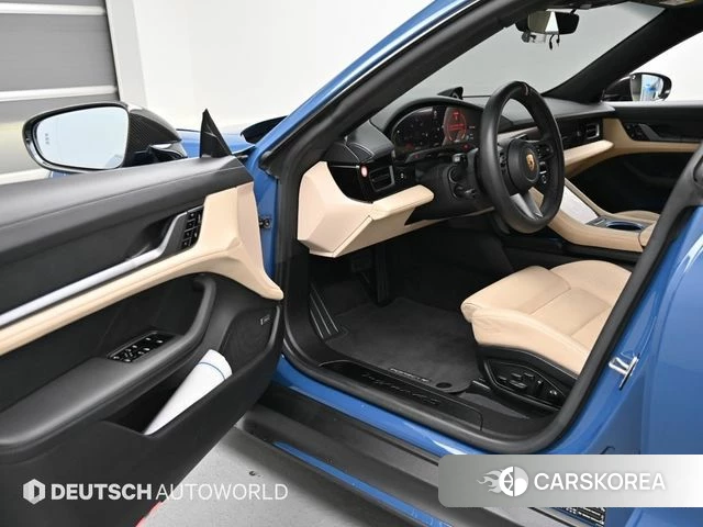 Porsche Taycan 2021 Синий из Кореи, фото 2