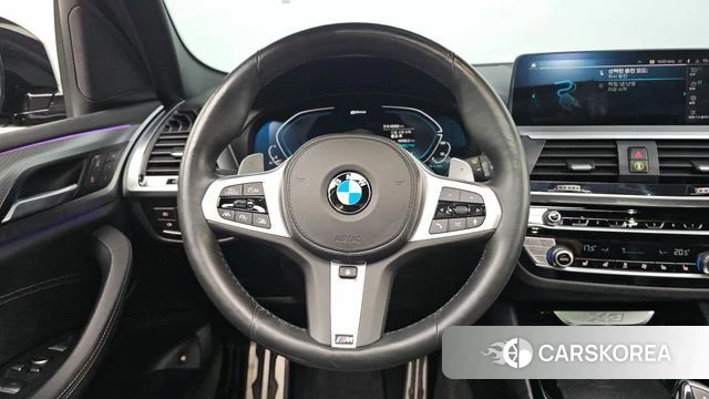 BMW X3 (G01) 2021 Черный из Кореи, фото 2
