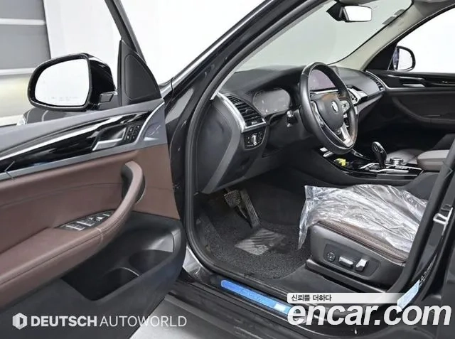 BMW X3 (G01) 2020 Серебристо-серый из Кореи, фото 2