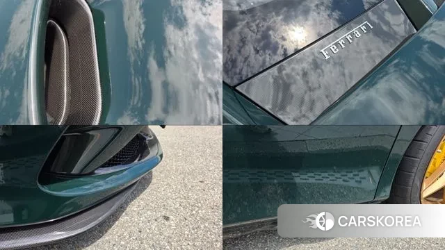 Ferrari F8 Tributo 2022 Темно-зеленый из Кореи, фото 2