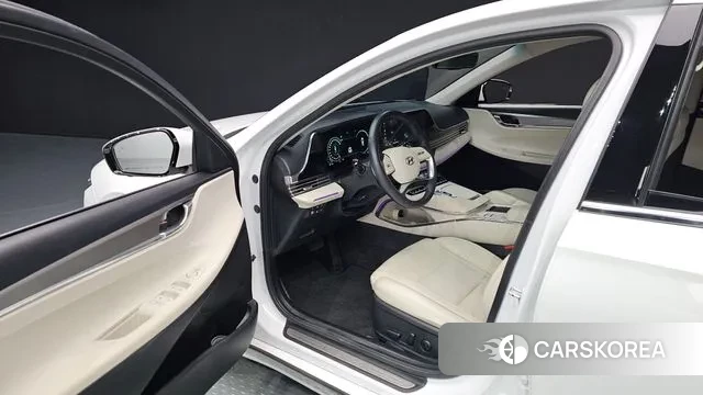 Hyundai The New Grandeur IG Hybrid 2021 Белый из Кореи, фото 2