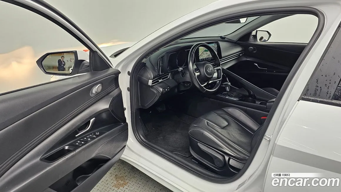 Hyundai Avante Hybrid (CN7) 2021 Белый из Кореи, фото 2