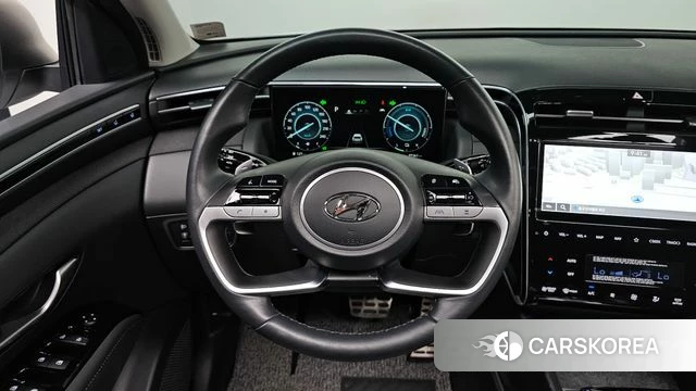 Hyundai Tucson Hybrid (NX4) 2021 Белый из Кореи, фото 2