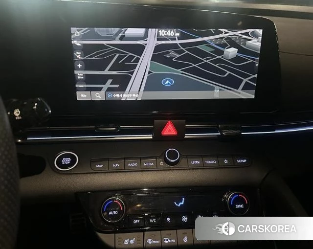 Hyundai The New Avante (CN7) 2023 Черный из Кореи, фото 2