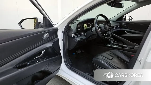 Hyundai Avante Hybrid (CN7) 2020 Белый из Кореи, фото 2