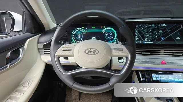 Hyundai The New Grandeur IG Hybrid 2021 Белый из Кореи, фото 2