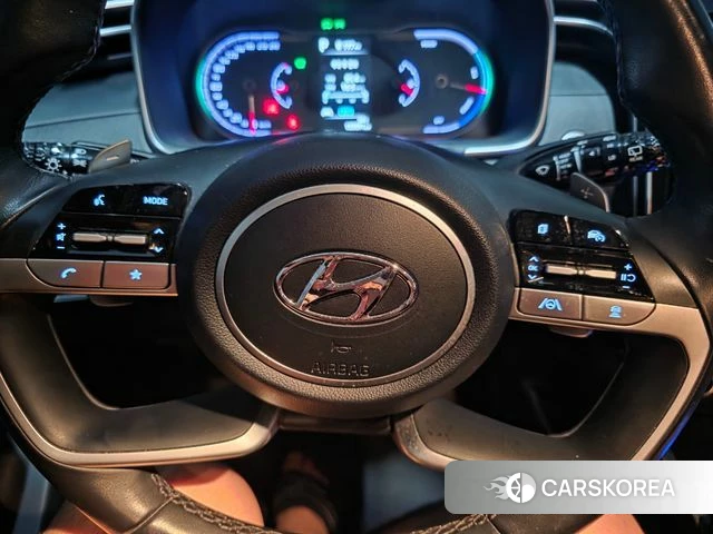 Hyundai Tucson Hybrid (NX4) 2022 Белый из Кореи, фото 2
