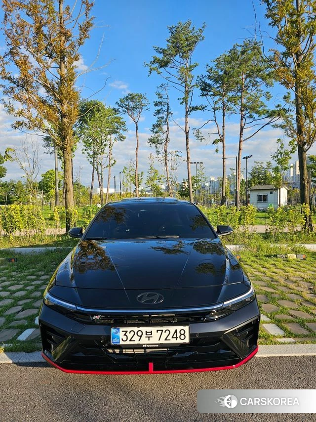 Hyundai The New Avante (CN7) 2026 Черный из Кореи, фото 2