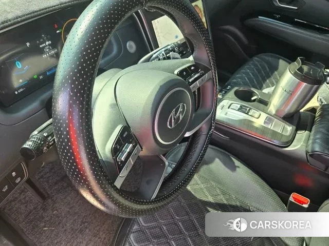 Hyundai Tucson Hybrid (NX4) 2022 Темно-зеленый из Кореи, фото 2