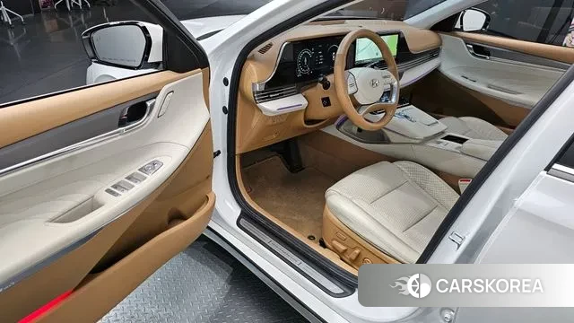 Hyundai The New Grandeur IG Hybrid 2021 Белый из Кореи, фото 2