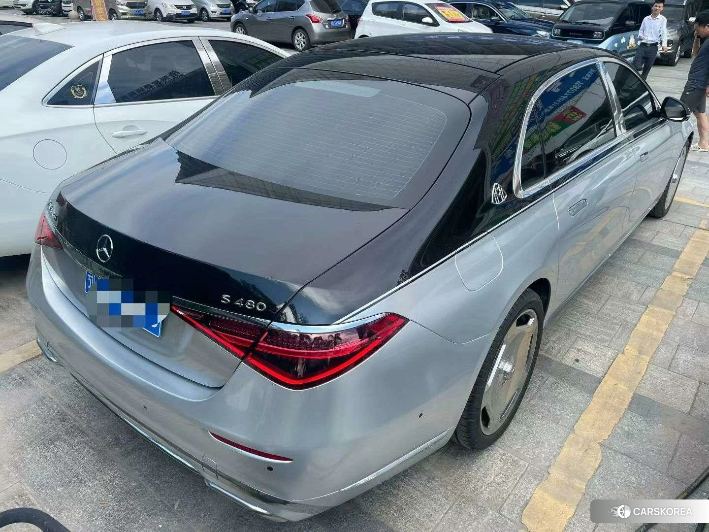 Mercedes-Benz Maybach S-class 2022 Серебристо-серый из Китая, фото 2