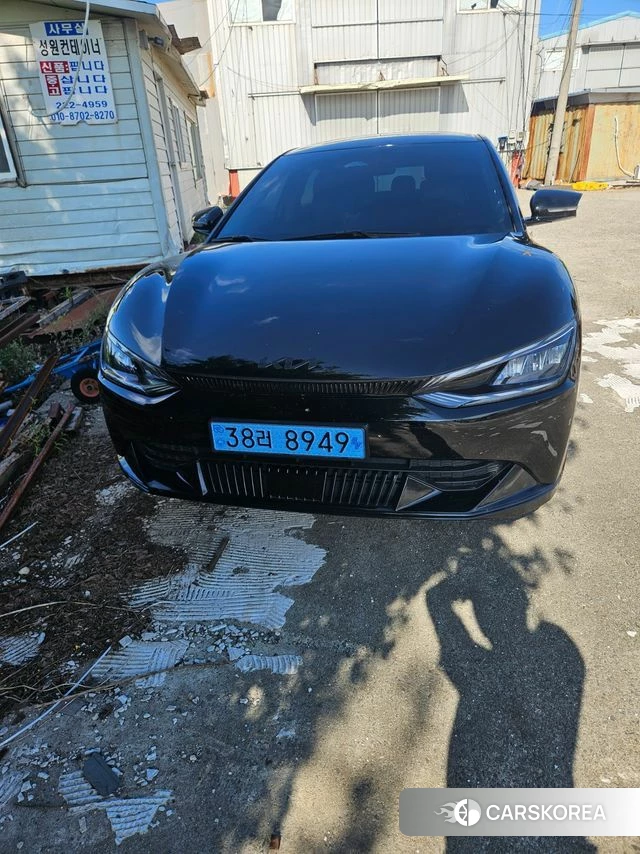 Kia EV6 2022 Черный из Кореи, фото 2