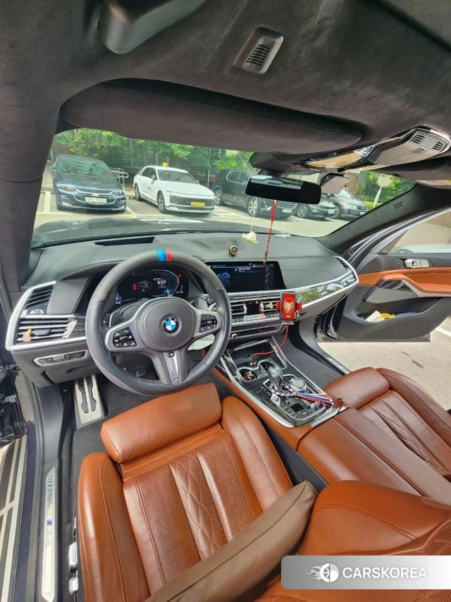 BMW X7 (G07) 2021 Синий из Кореи, фото 2