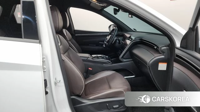 Hyundai Tucson Hybrid (NX4) 2021 Белый из Кореи, фото 2