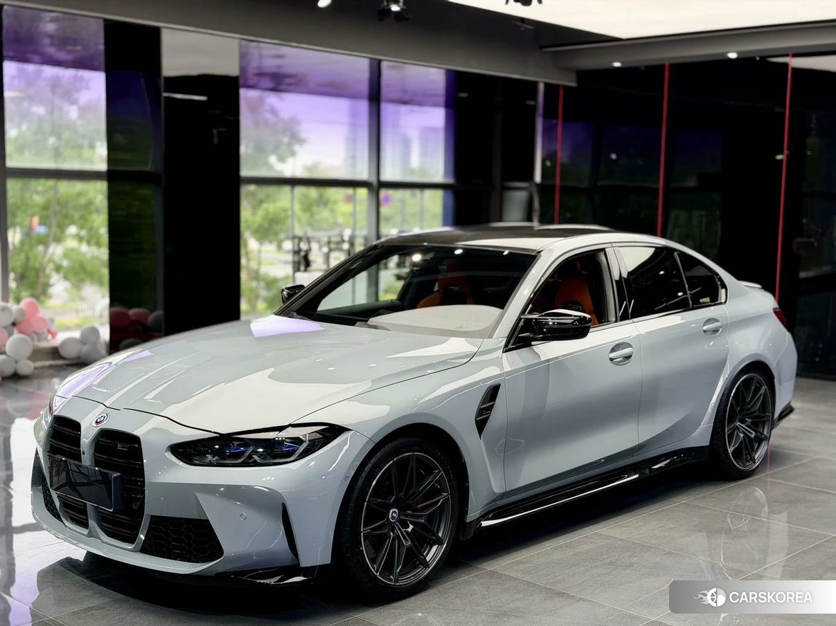 BMW M3 2022 Серебристо-серый из Китая, фото 2
