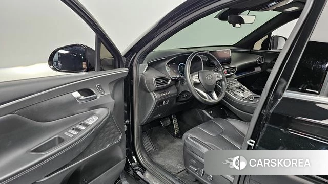 Hyundai The New Santa Fe 2023 Черный из Кореи, фото 2