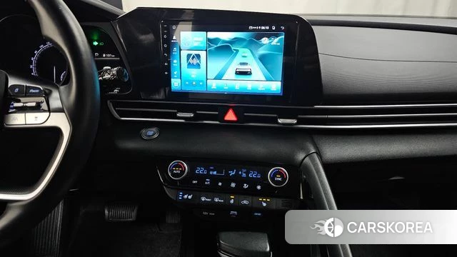 Hyundai Avante Hybrid (CN7) 2021 Белый из Кореи, фото 2