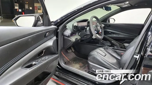 Hyundai Avante (CN7) 2022 Черный из Кореи, фото 2