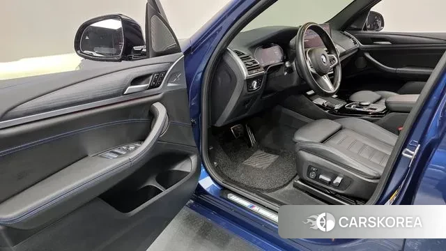 BMW iX3 2023 Синий из Кореи, фото 2