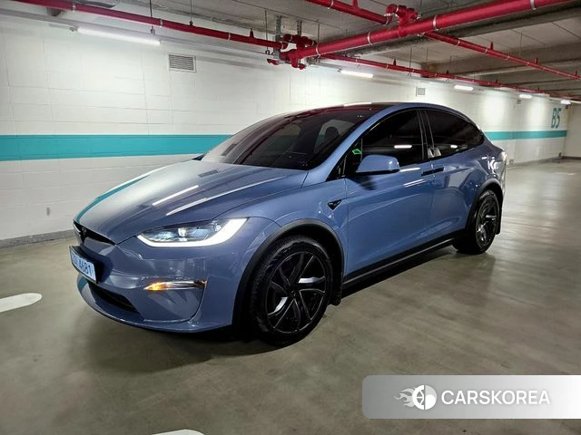 Tesla Model X 2026 Синий из Кореи, фото 2