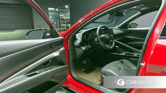 Hyundai The New Avante Hybrid (CN7) 2024 Красный из Кореи, фото 2