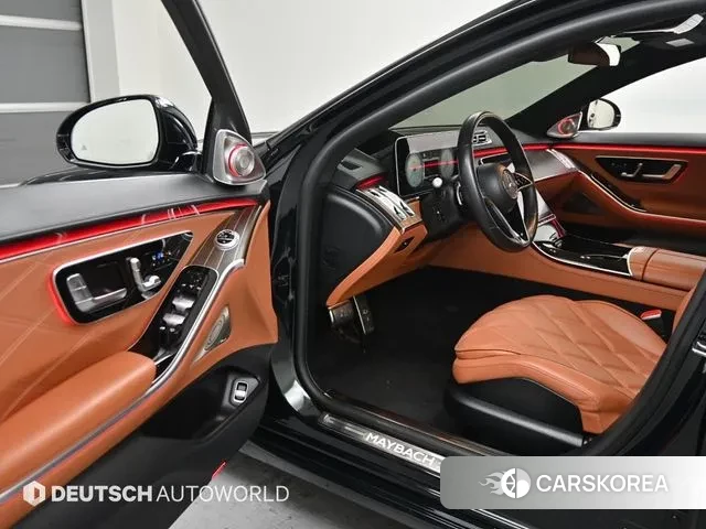 Mercedes-Benz S-Class W223 2022 Темно-зеленый из Кореи, фото 2