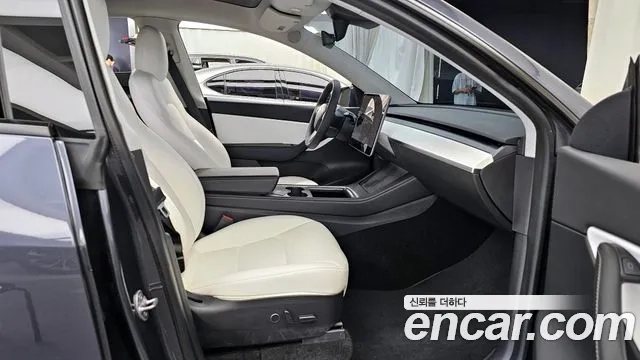 Tesla Model Y 2021 Серый из Кореи, фото 2