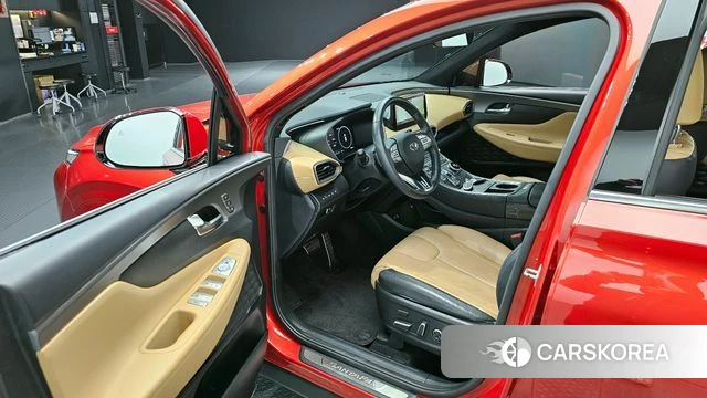 Hyundai The New Santa Fe 2021 Красный из Кореи, фото 2