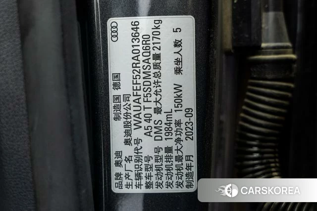 Audi A5 2024 Черный из Китая, фото 2