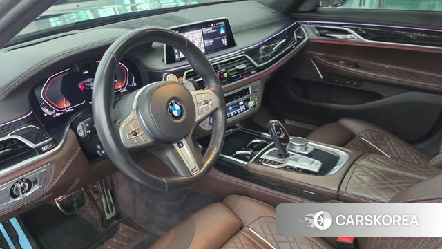 BMW 7 Series (G11) 2021 Черный из Кореи, фото 2