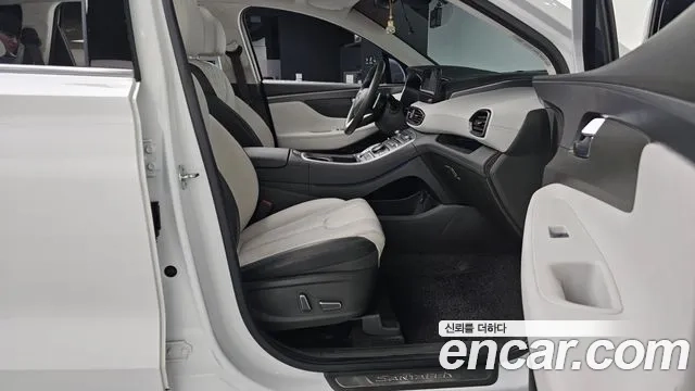 Hyundai The New Santa Fe 2021 Белый из Кореи, фото 2