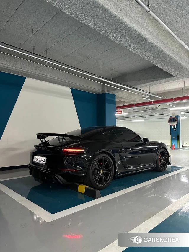 Porsche 718 Cayman 2019 Черный из Кореи, фото 2