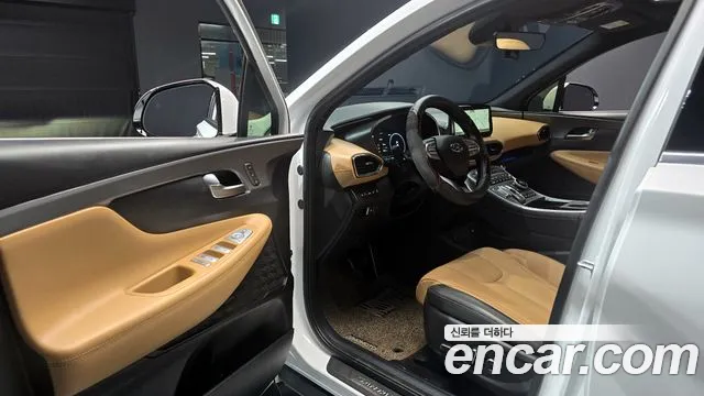 Hyundai The New Santa Fe 2023 Белый из Кореи, фото 2