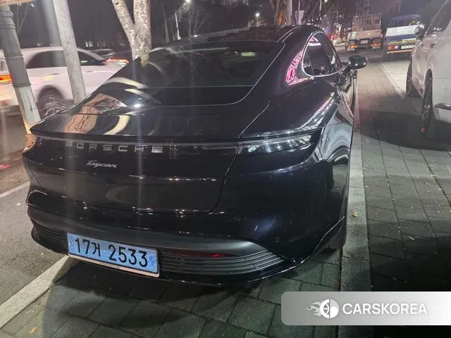 Porsche Taycan 2022 Черный из Кореи, фото 2