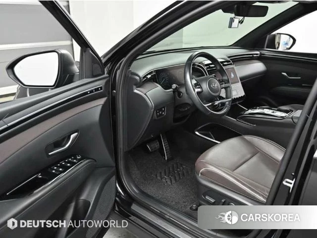 Hyundai Tucson Hybrid (NX4) 2020 Черный из Кореи, фото 2