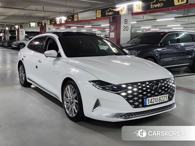 Hyundai The New Grandeur IG 2021 Белый из Кореи, фото 2