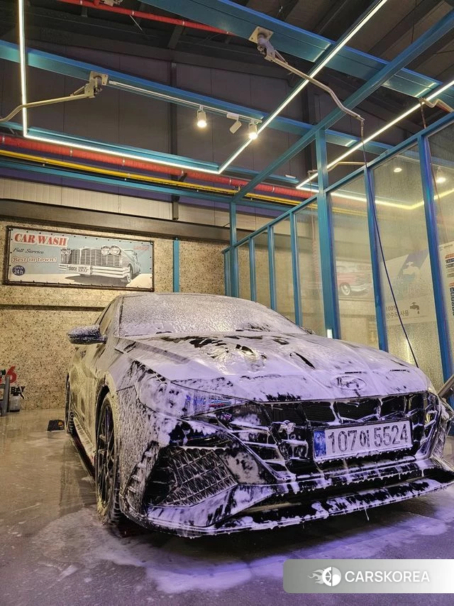 Hyundai Avante (CN7) 2021 Черный из Кореи, фото 2